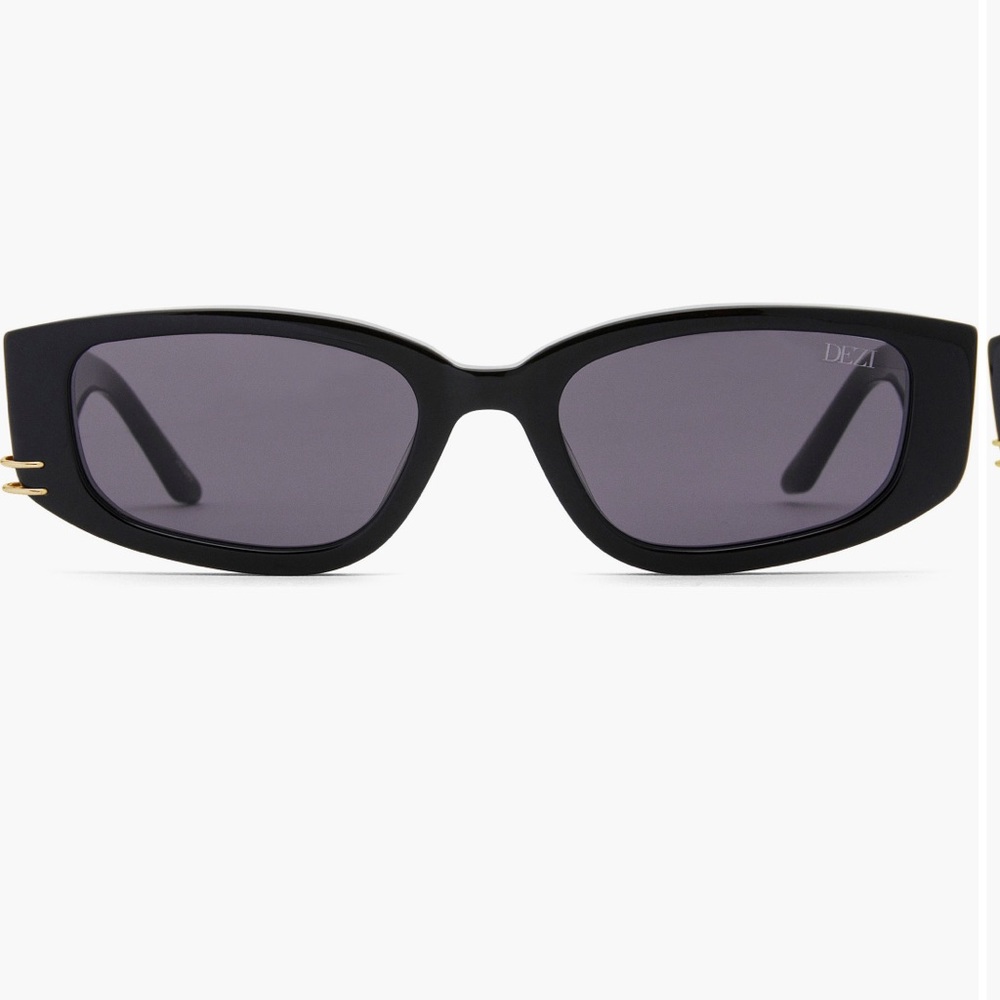 DEZI Cuffed 53mm Square Sunglasses